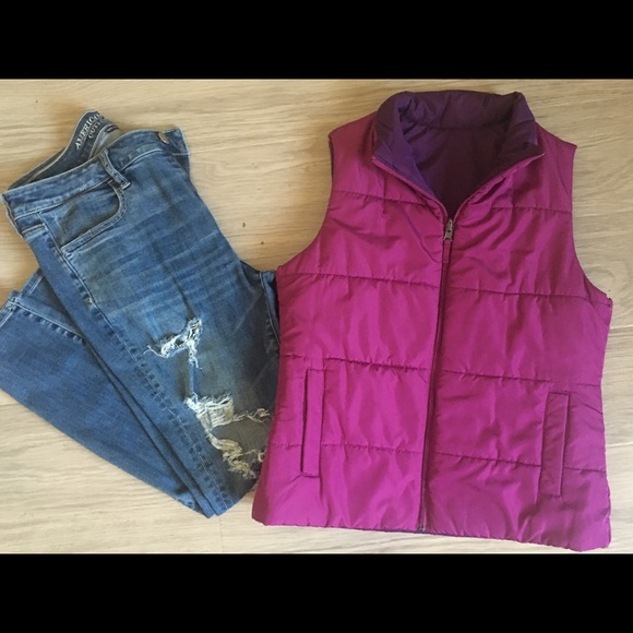 Reversible Puffer Vest - Picture 3 of 6